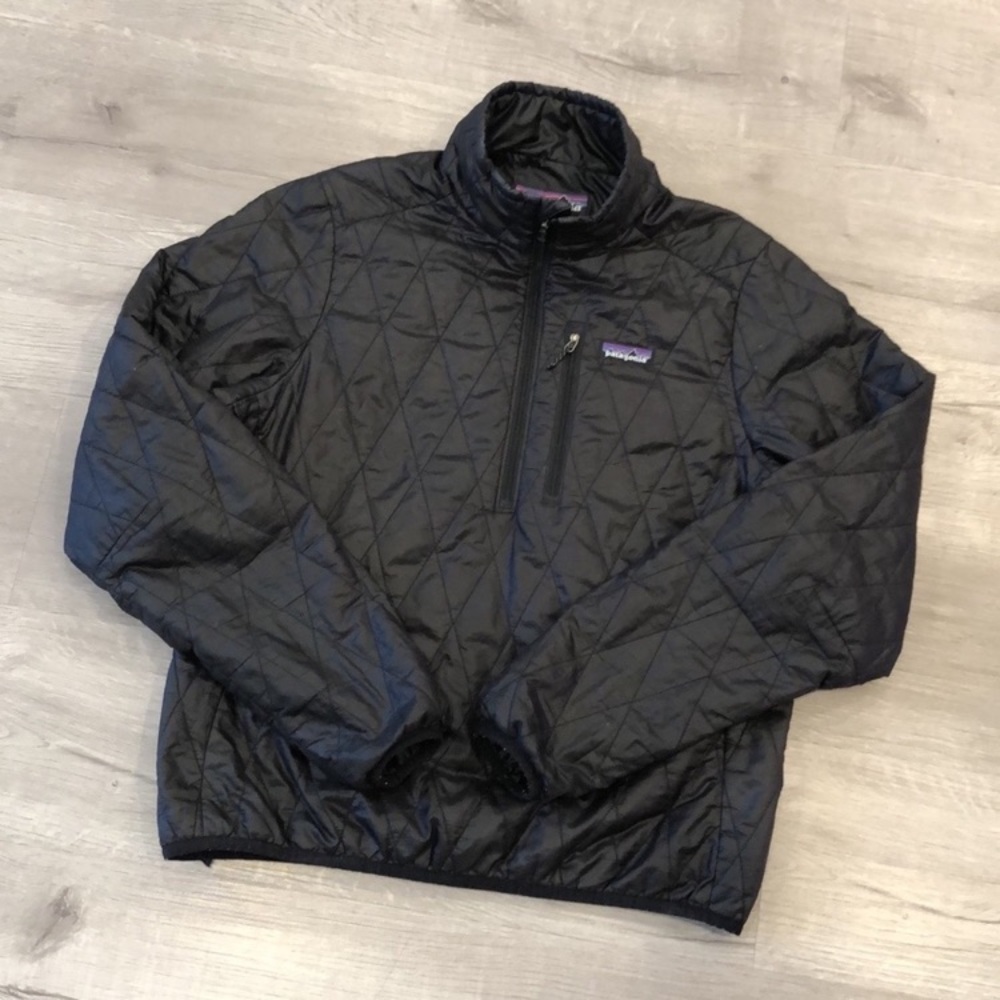PATAGONIA| Nano Puff Quilted Pullover Primaloft Black